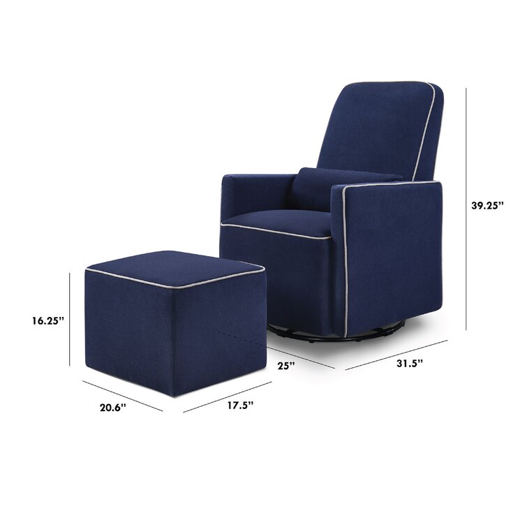 Davinci maya swivel cheap glider and ottoman set